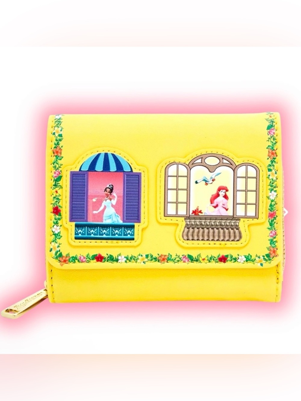 Loungefly Disney Princesses Floral Balconies Wallet